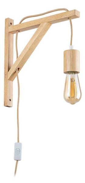 Rabalux 71028 - Nástěnná lampa UBUL 1xE27/60W/230V buk