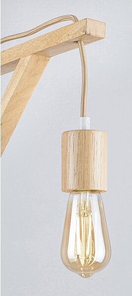 Rabalux 71028 - Nástěnná lampa UBUL 1xE27/60W/230V buk