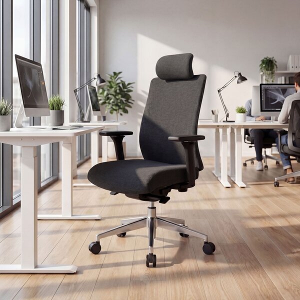 Ergonomická kancelářská židle černá VECTOR