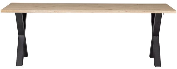 Jídelní stůl TABLO dub 199x 90 cm (X noha) WOOOD