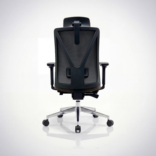 Ergonomická kancelářská židle hnědá VECTOR