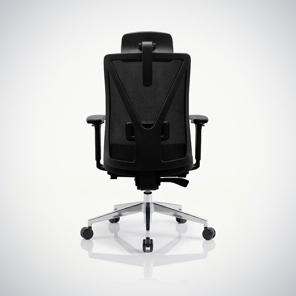 Ergonomická kancelářská židle černá se síťovinou VECTOR