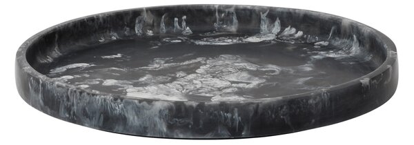 Dekorativní kulatý tác Mist Charcoal Ø 30 cm
