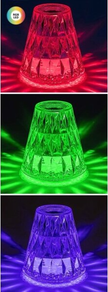 Rabalux 76004 - LED RGB Stmívatelná nabíjecí stolní lampa SIGGY LED/2W/5V 3000K