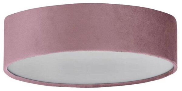 Searchlight 23298-2PI Stropní sametový lustr VELVET RŮŽOVÝ, průměr 38cm