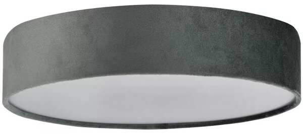 Searchlight 23298-3GY Stropní sametový lustr VELVET ŠEDÝ, průměr 50cm