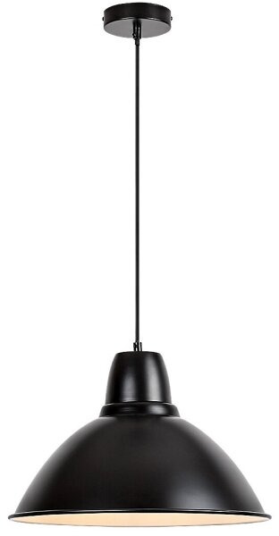 Rabalux 72013 - Lustr na lanku WILBOUR 1xE27/60W/230V černá