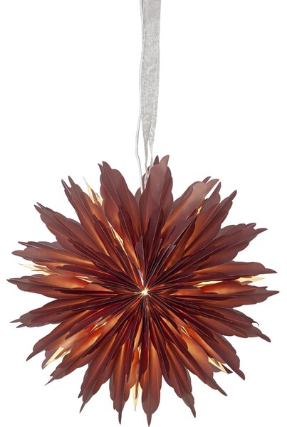 Závěsná svítící hvězda Dis Red 45 cm