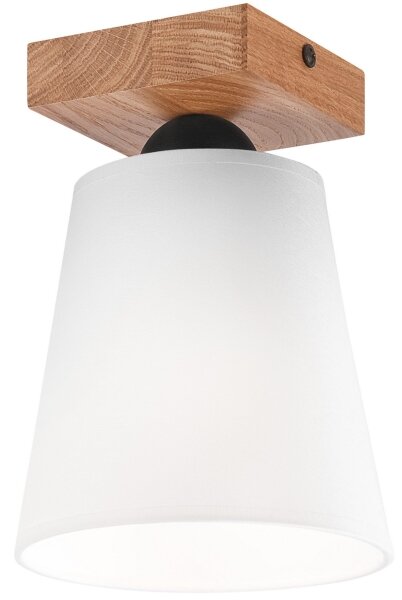 Přisazený lustr LULA 1xE27/60W/230V dub