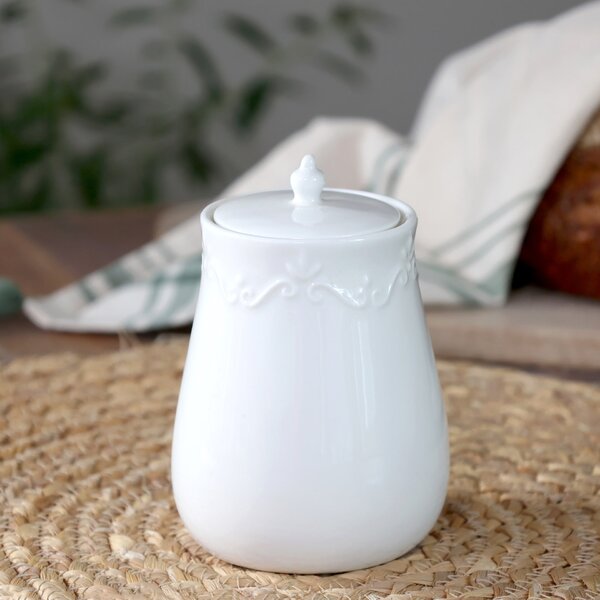 Porcelánová dóza s pokličkou Provence White 320 ml