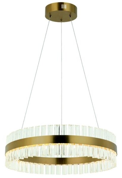 Zambelis 22039 - LED Stmívatelný lustr na lanku LED/56W/230V zlatá