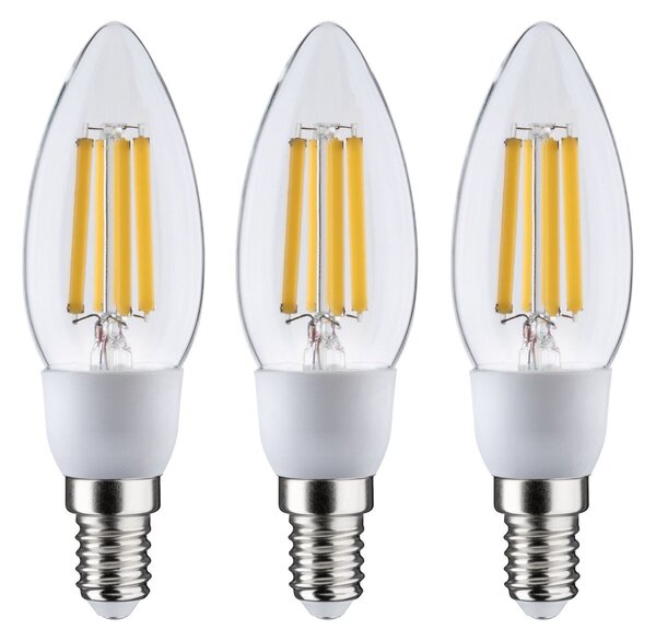 P 29133 Eco-Line Filament 230V LED svíčka E14 3x2,5W 3000K čirá - PAULMANN
