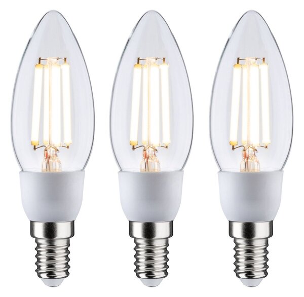 P 29133 Eco-Line Filament 230V LED svíčka E14 3x2,5W 3000K čirá - PAULMANN