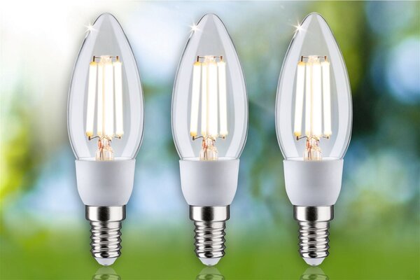 P 29133 Eco-Line Filament 230V LED svíčka E14 3x2,5W 3000K čirá - PAULMANN
