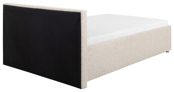 ČALOUNĚNÁ POSTEL, 120/200 cm, přírodní barvy MID.YOU - Postele s úložným prostorem, Online Only