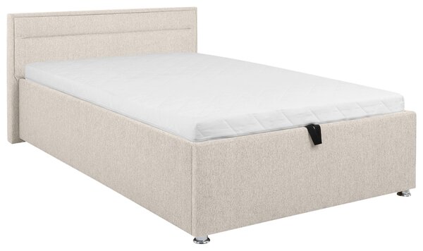ČALOUNĚNÁ POSTEL, 120/200 cm, přírodní barvy MID.YOU - Postele s úložným prostorem, Online Only
