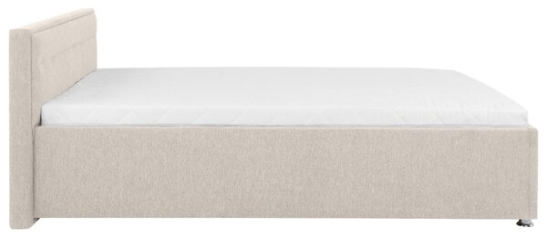 ČALOUNĚNÁ POSTEL, 140/200 cm, přírodní barvy MID.YOU - Postele s úložným prostorem, Online Only