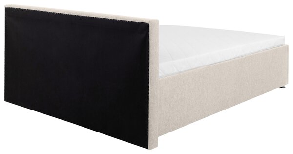 ČALOUNĚNÁ POSTEL, 140/200 cm, přírodní barvy MID.YOU - Postele s úložným prostorem, Online Only