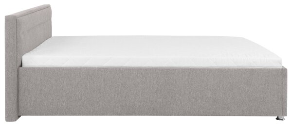 ČALOUNĚNÁ POSTEL, 140/200 cm, světle šedá Livetastic - Postele s úložným prostorem, Online Only