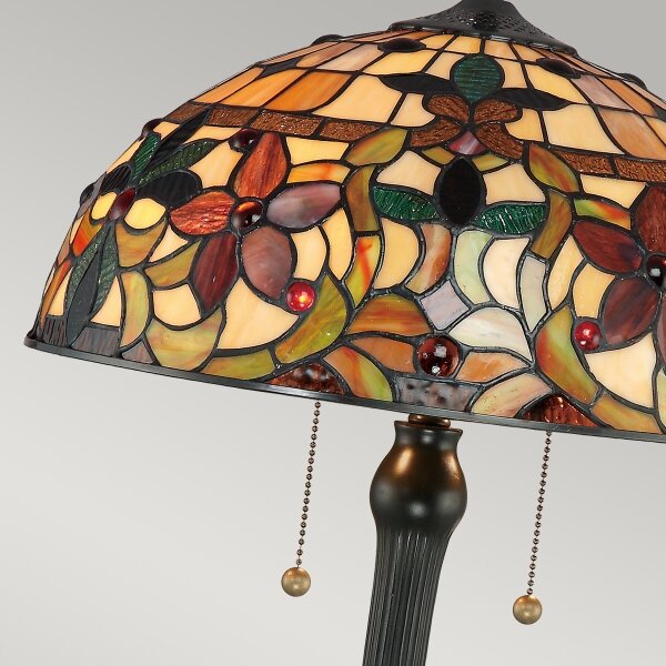 Quoizel QZ-KAMI-TL - Stolní lampa KAMI 2xE27/60W/230V