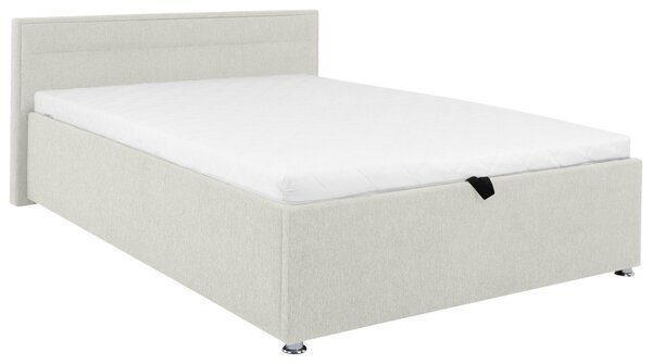 ČALOUNĚNÁ POSTEL, 140/200 cm, krémová MID.YOU - Postele s úložným prostorem, Online Only