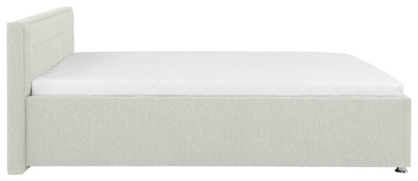 ČALOUNĚNÁ POSTEL, 140/200 cm, krémová MID.YOU - Postele s úložným prostorem, Online Only