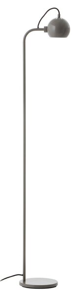 Stojací Lampa FRANDSEN, Ball Single, Šedá, Obývací pokoj, Kov, Design