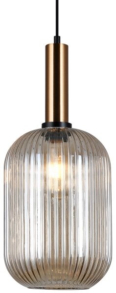 ITALUX PND-5588-1L-BRO+AMB - Lustr na lanku ANTIOLA 1xE27/40W/230V bronz