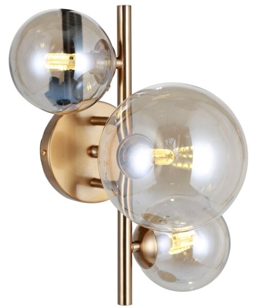 ITALUX WL-406007-3-HBR - Nástěnné svítidlo CANELLO 3xG9/5W/230V mosaz