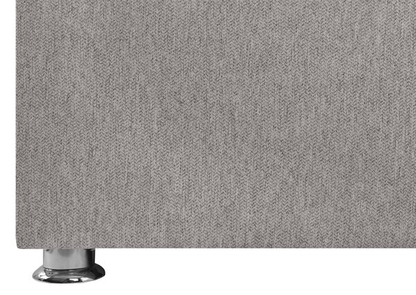 ČALOUNĚNÁ POSTEL, 140/200 cm, světle šedá Livetastic - Postele s úložným prostorem, Online Only