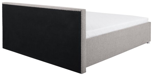ČALOUNĚNÁ POSTEL, 160/200 cm, světle šedá Livetastic - Postele s úložným prostorem, Online Only