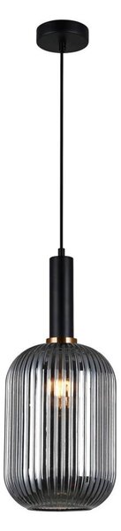 ITALUX PND-5588-1L-BK+SG - Lustr na lanku ANTIOLA 1xE27/40W/230V černá