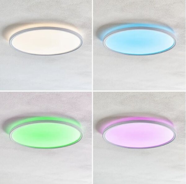 Briloner 7094-416 - LED RGBW Stmívatelné stropní svítidlo SLIM LED/22W/230V + DO