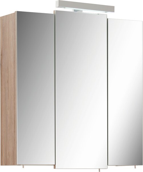 ZRCADLOVÁ SKŘÍŇKA, barvy dubu, 68/73/20 cm Xora - Zrcadlové skříňky