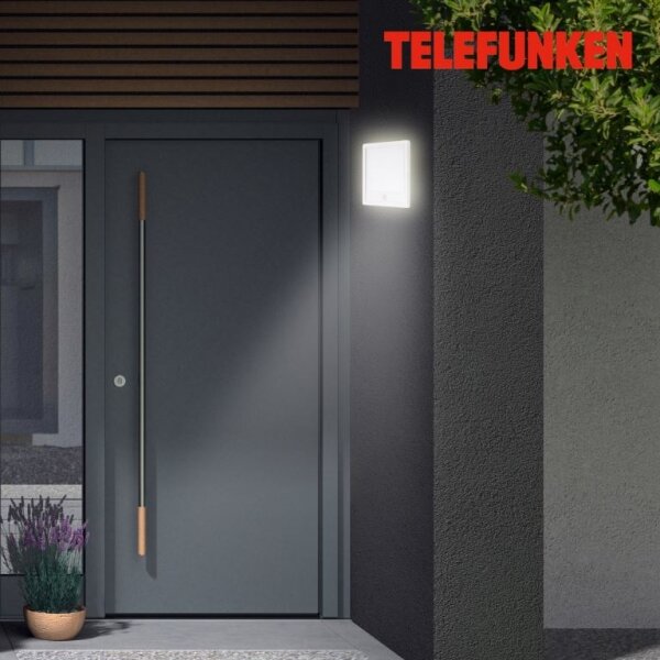 Telefunken 313806TF-LED Venkovní svítidlo se senzorem LED/15W/230V IP44