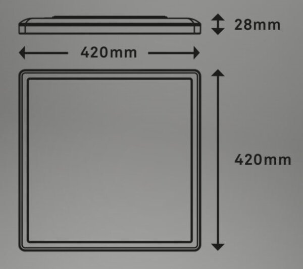 Briloner 7082-016 - LED Stmívatelné svítidlo SLIM LED/22W/230V 2700-6500K + DO