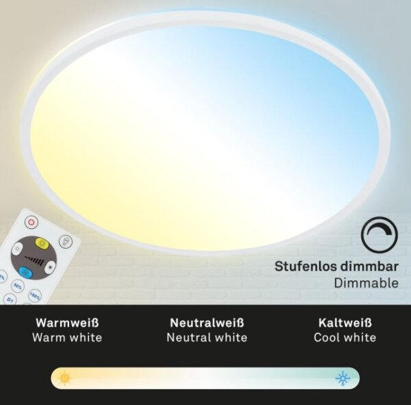Briloner 7079-016 - LED Stmívatelné svítidlo SLIM LED/18W/230V 2700-6500K + DO