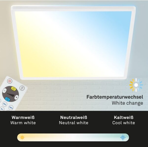 Briloner 7082-016 - LED Stmívatelné svítidlo SLIM LED/22W/230V 2700-6500K + DO