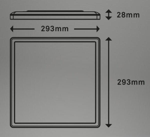 Briloner 7081-015 - LED Stmívatelné svítidlo SLIM LED/18W/230V 2700-6500K + DO