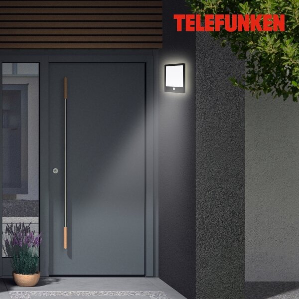 Telefunken 313805TF-LED Venkovní svítidlo se senzorem LED/15W/230V IP44