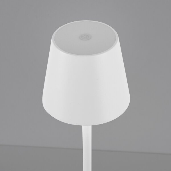 Leuchten Direkt 19250-16-LED Venkovní nabíjecí lampa EURIA LED/3W/5V IP54 bílá