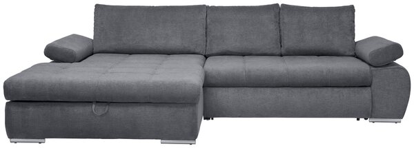 ROHOVÁ SEDAČKA, textil, šedá Carryhome - Sedací soupravy