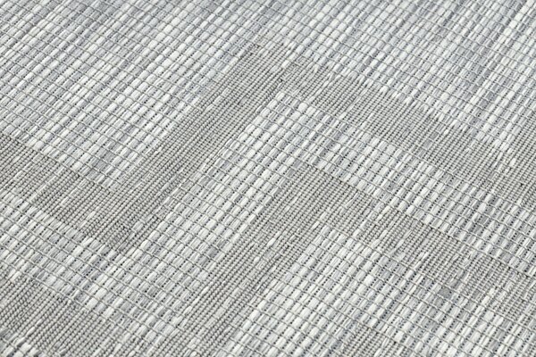 Balta Kusový koberec Sisalový PATIO 3071 Řecký vzor šedý béžový Rozměr: 78x150 cm