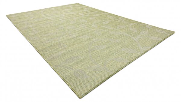 Balta Kusový koberec Sisalový PATIO 3045 Listí zelený béžový Rozměr: 78x150 cm