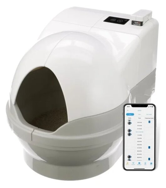 CatGenie A.I. robotická toaleta pro kočky s poklopem
