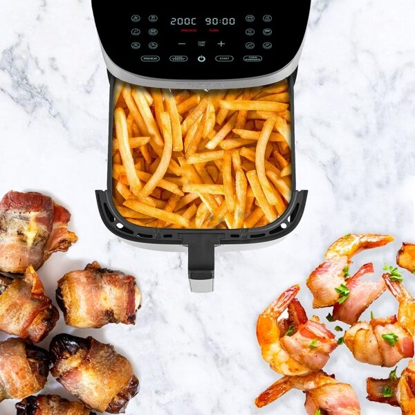 TESLA Electronics AirCook- Multifunkční dig. horkovzdušná fritéza 8 l 1700W/230V