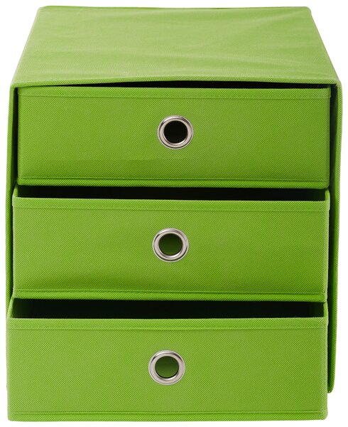 SKLÁDACÍ KRABICE, kov, textil, karton, 32/32/31,5 cm Carryhome - Boxy do regálů & krabice do regálů