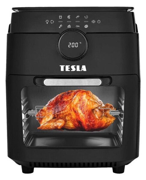 TESLA Electronics AirCook & Grill - Chytrá horkovzdušná fritéza 12 l 1800W/230V