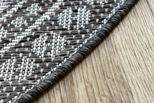 Balta Kulatý koberec SISAL LOFT 21193 slonová kost / stříbrný / šedý Rozměr: průměr 120 cm