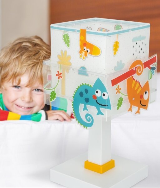 Dalber 63311 - Dětská lampička HAPPY JUNGLE 1xE14/8W/230V